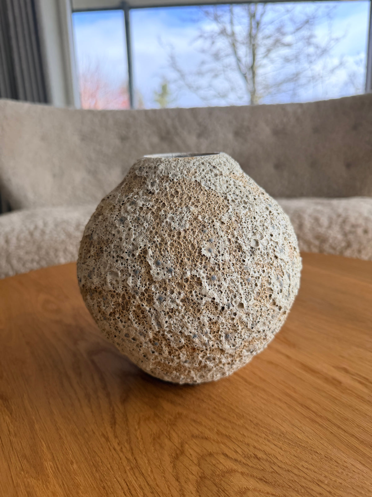 Vase i krater glasur
