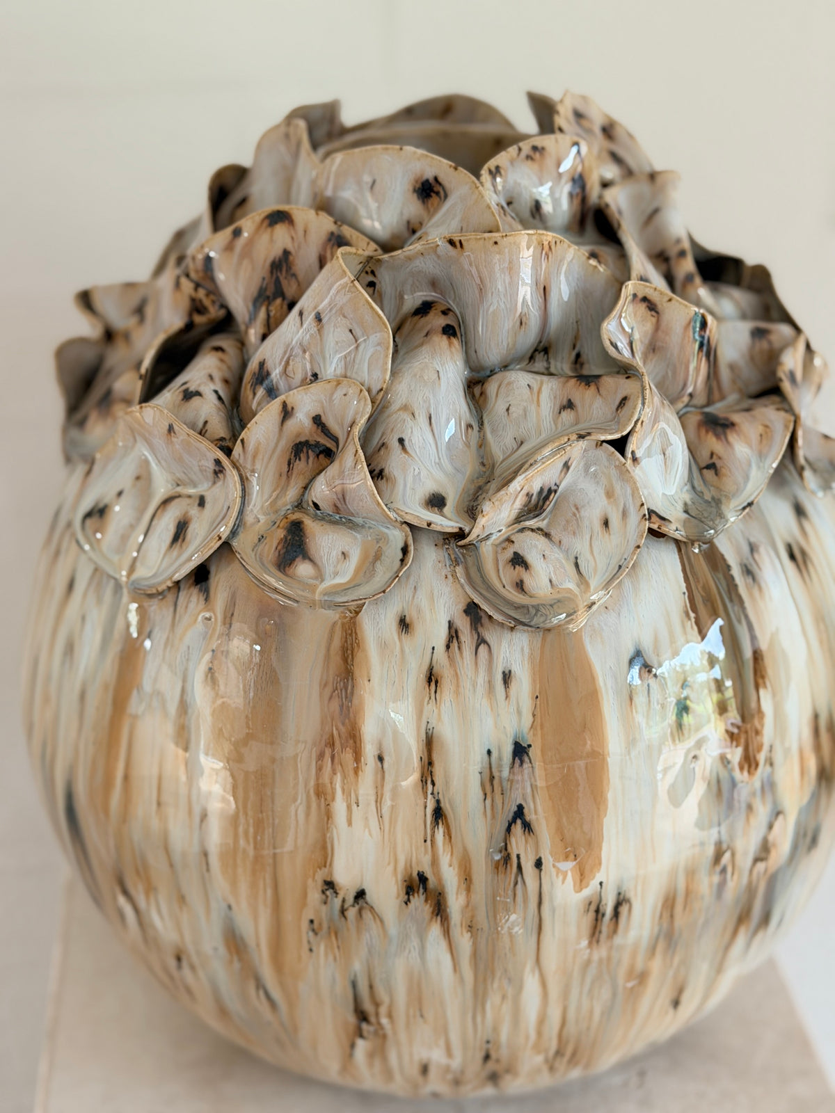 Stor vase, blomst