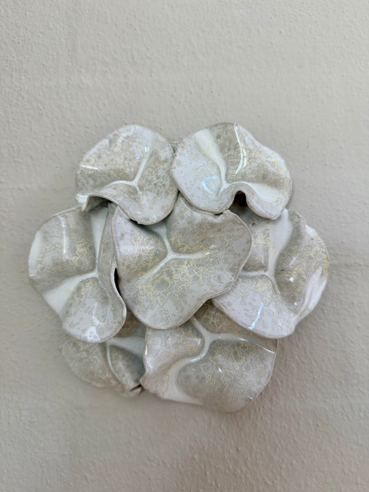 Vægrelief blomst, mellem